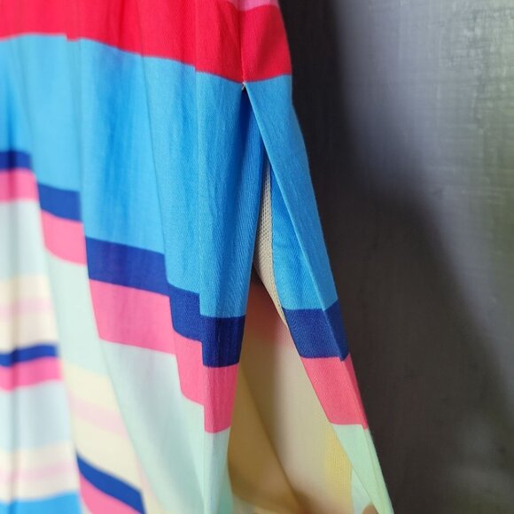 Plenty by Tracy Reese Multicolor Ruffled Maxi Belted Dress. Size XL - Picture 11 of 11